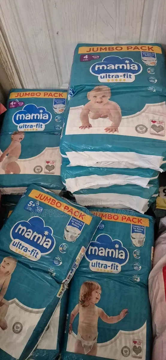 Mamia Diapers Size 2,3,4,4+,5,5+ and 6 · Photo 1