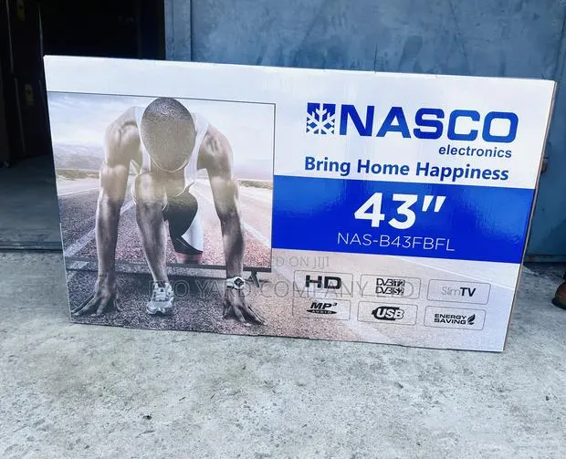 Full Digital Channels on Nasco 43 Inch Satellite HD Led TV · Photo 1