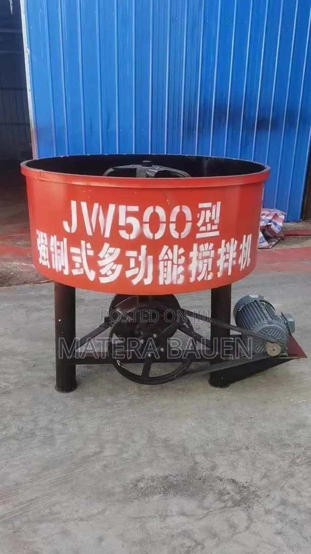Concrete Mixer, Pan Mixer for Block Factory · Photo 1