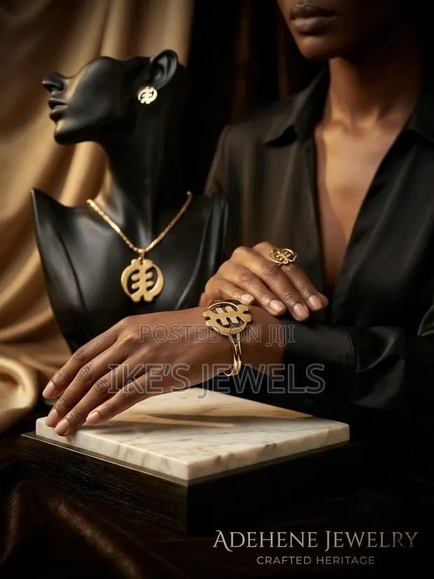 Gye- Nyame Adinkra Jewellery Set · Photo 1