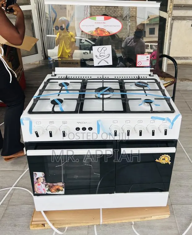 Affordable Mediatech Freestanding 5 Gas Burner With Oven Grill · Photo 1