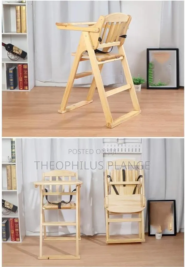 Baby Feeding Chair , Back Baby Chair Wooden · Photo 1