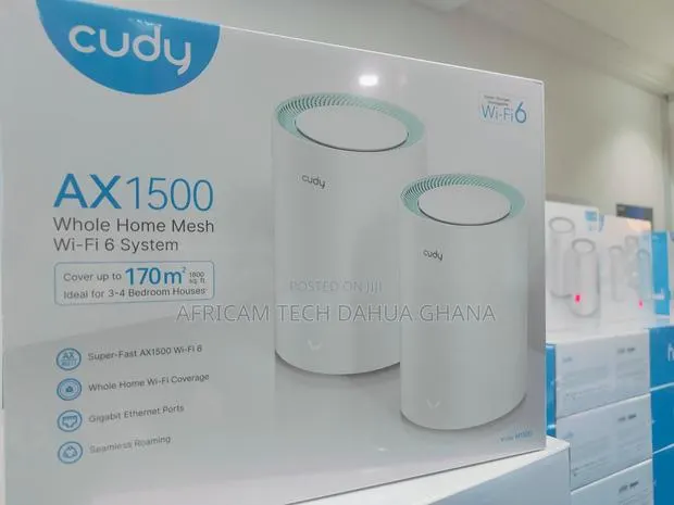 Cudy Ax1500 Gigabit Wi-Fi 6 Mesh Solution (2-Pack) · Photo 1