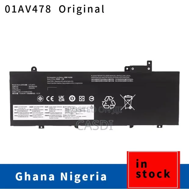 L17m3p71 L17m3p72 01av478 01av479 01av480 Notebook Battery Lenovo · Photo 1