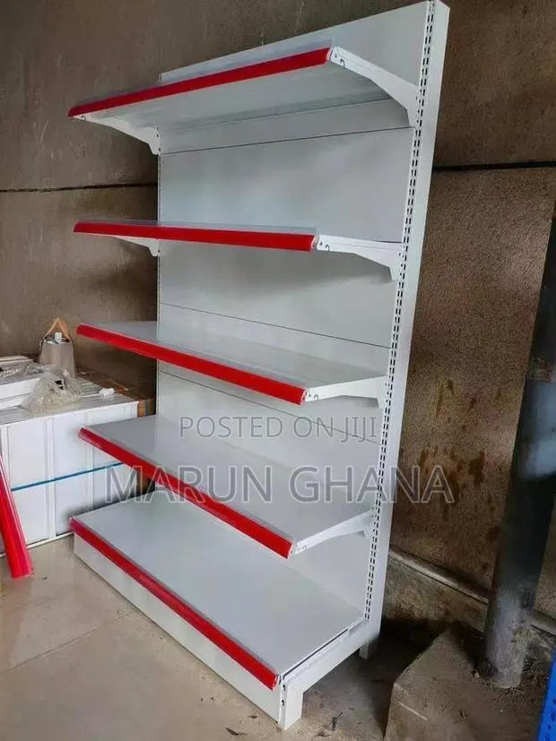 Single-Sided Supermarket Shelves – Adjustable Retail Display Rack · Photo 1