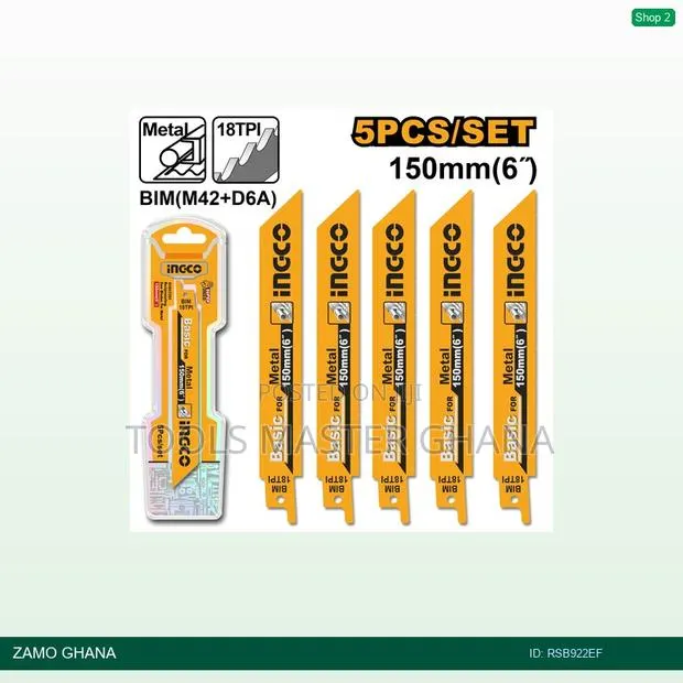Reciprocating Saw Blades for - Rsb922ef · Photo 1