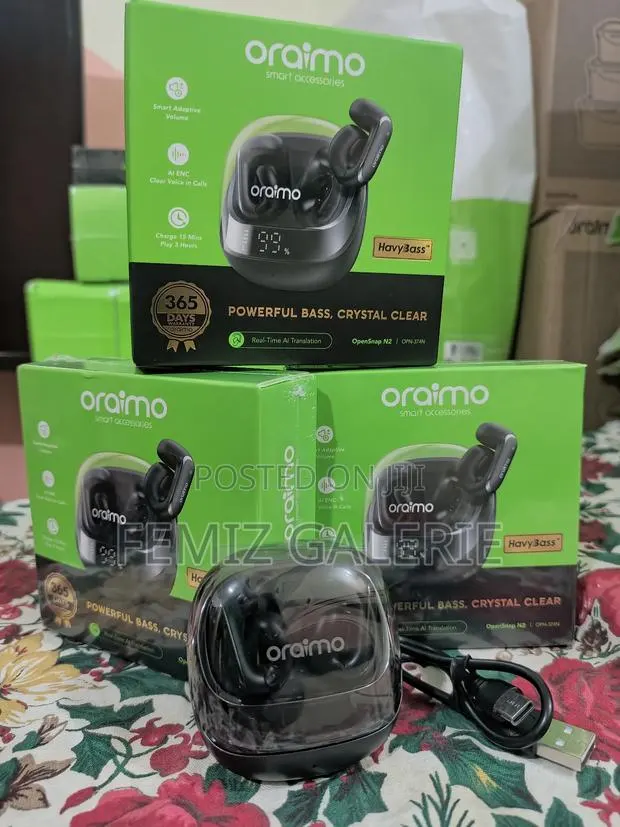 Oraimo Opensnap N2 Adaptive Volume Open-Ear True Wireless Earbuds · Photo 1