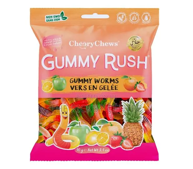 Gummy Rush Gummy Worms/15Ghs Each · Photo 1
