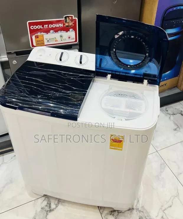 Fabulous White TCL 7KG Twin Top Washing Machine SKU: F207TT · Photo 1
