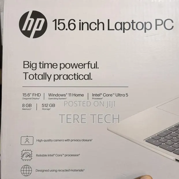 New Laptop HP 8GB Intel Core Ultra 5 SSD 512GB · Photo 1