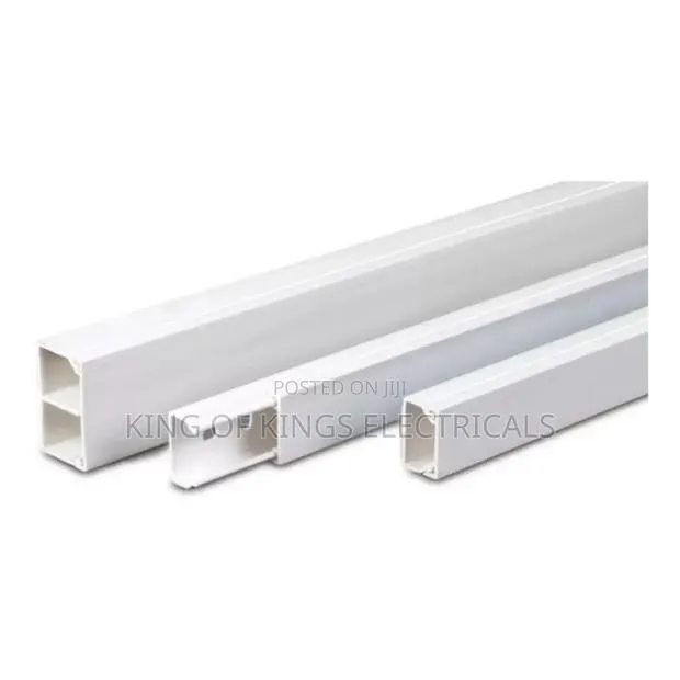 16x25 PVC Trunking Cable Management Duct – White · Photo 1