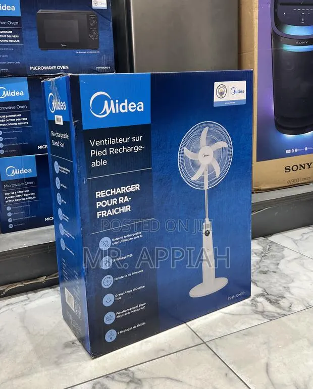 Shop Premium 18 Inch Rechargeable Standing Fan · Photo 1