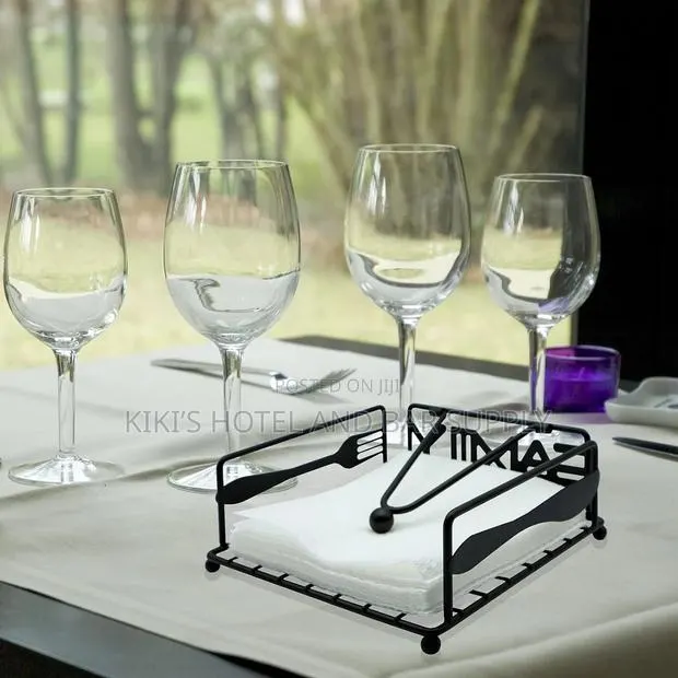 Black Metal Napkin Holder · Photo 1