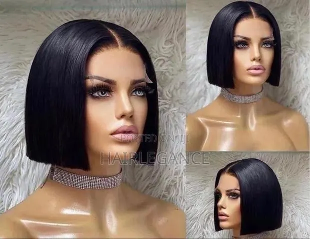 Chin Bob Blunt Cut Closure Unit · Photo 1