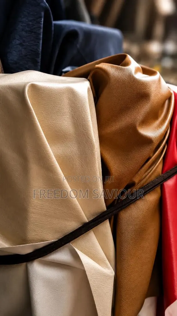 Premium Synthetic Leather Upholstery Fabric Bundle · Photo 1