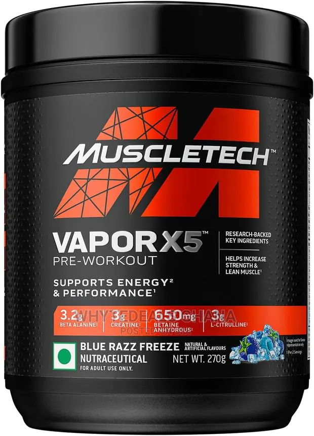 Muscletech Vapor X5 Pre-Workout Powder for Men Women · Photo 1