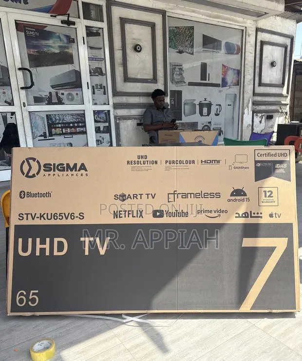 Order Original Sigma 65” Uhd Smart Digital Satellite Led Tv · Photo 1