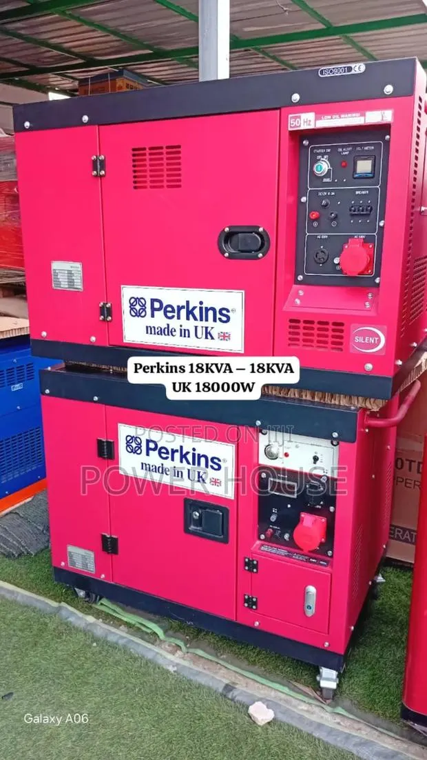 Durable Build Perkins 18kva Three Phase Diesel Generator Uk 18000w · Photo 1