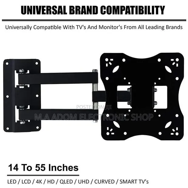 Corner Wall Bracket For Led Tvs Between 17”-43” · Photo 1
