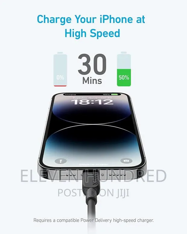 Anker iPhone Fast Charging Cable, · Photo 1
