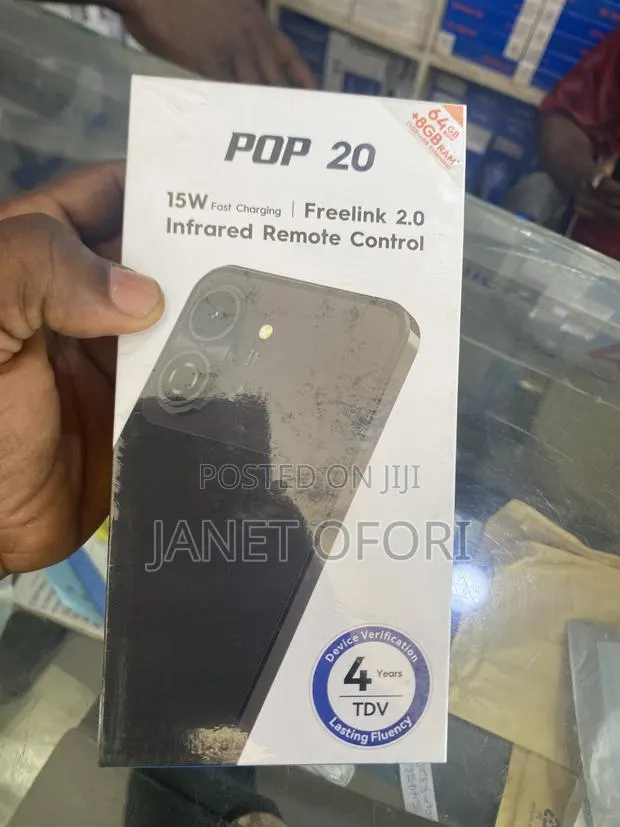 New Tecno Pop 20 64 GB Black · Photo 1