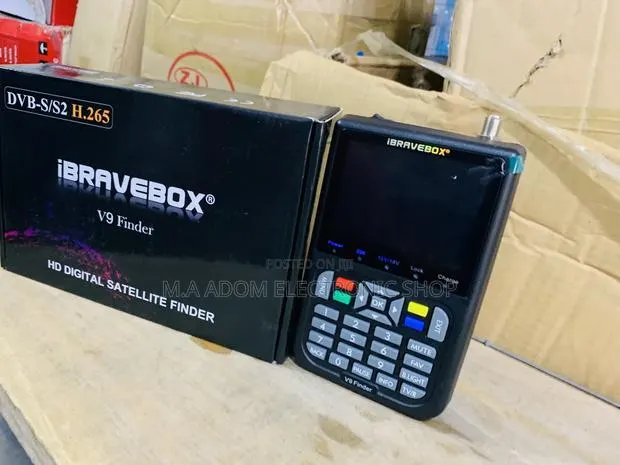 Durable Ibravebox V9 Satellite Detector Finder(Black). · Photo 1