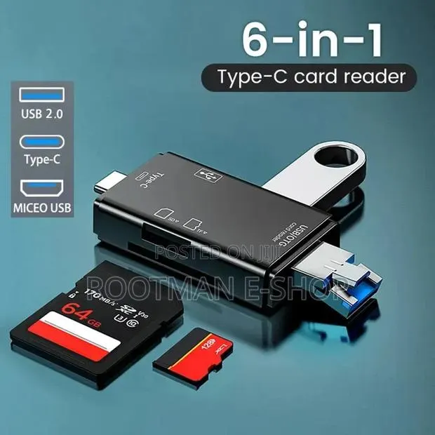 6in1 Usb 2.0 Otg Sd Tf Card Reader · Photo 1