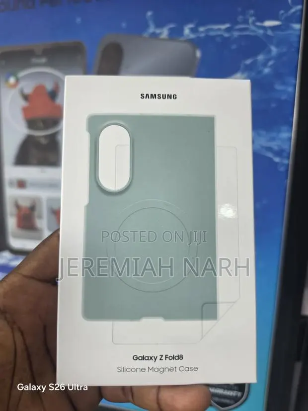 Galaxy Z Fold 8 Wide Silicone Magnet Case With Anti Reflective Film
