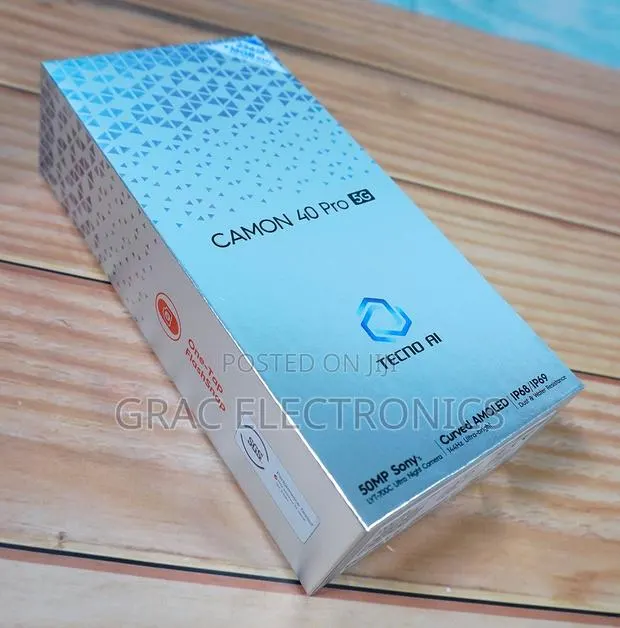 New Tecno Camon 40 Pro 5G 256 GB Blue · Photo 1