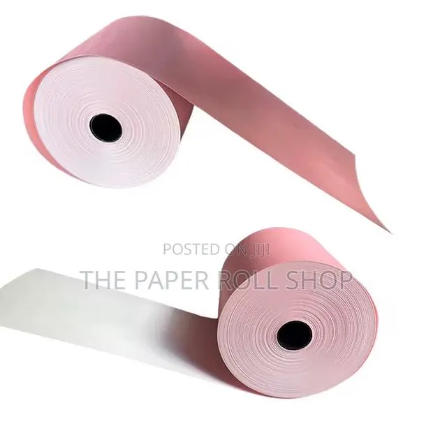 Pink 80mm Thermal Paper Rolls (50rolls) · Photo 1