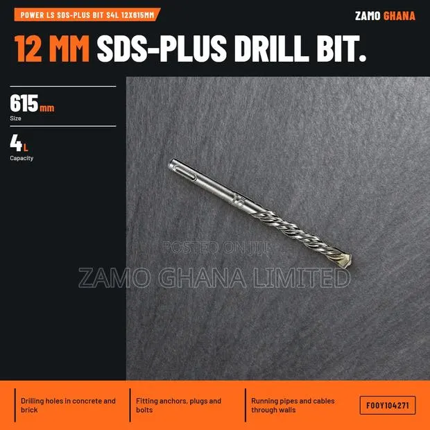 Power Ls SDS-Plus Bit S4L 12X615Mm - F00Y104271 · Photo 1