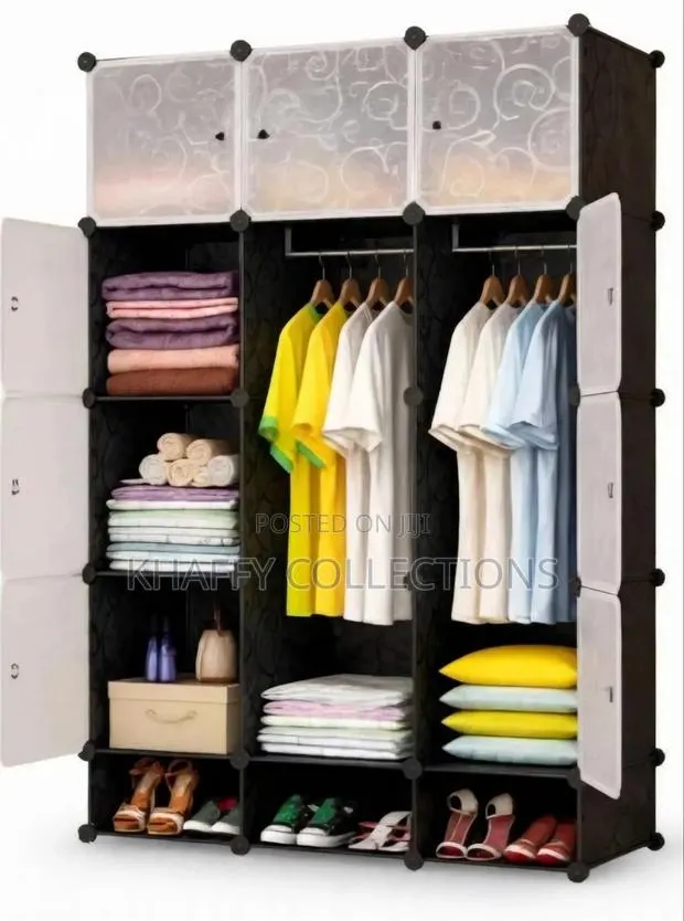 *Title:* 12 Cube Plastic Wardrobe · Photo 1