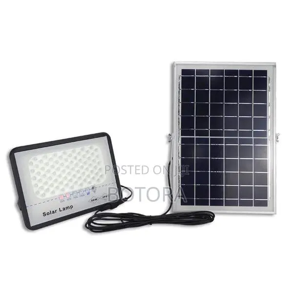 Led Solar Flood Light With Remote Control Portable Solar Panel · Photo 1