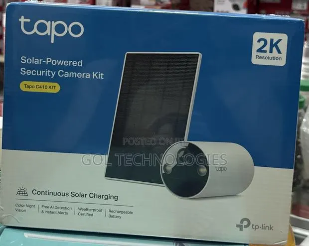 TP-Link Solar-Powered Security Camera Kit Tapo C410 Kt · Photo 1