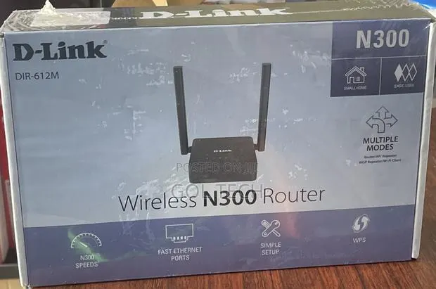 D- Link Dir- 612m Wireless N300 Router · Photo 1