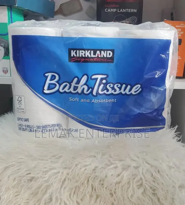Kirkland Signature Bath Tissue Toilet Paper.
