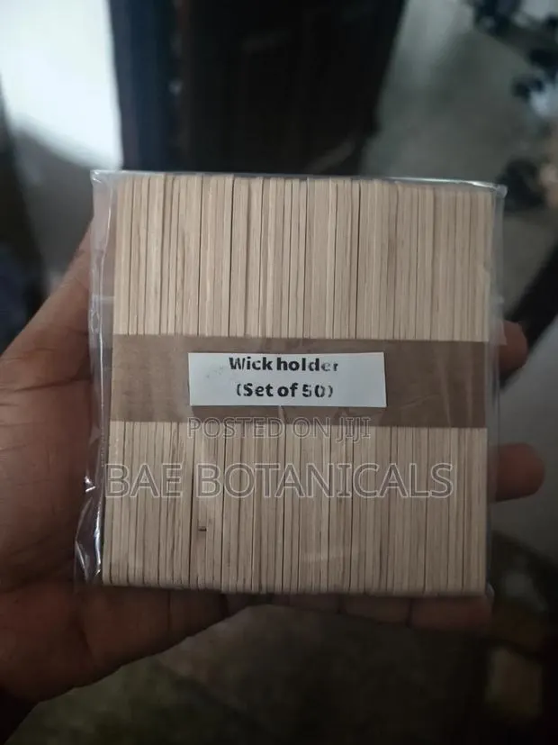 Wooden Wick Holder (Set of 50) · Photo 1