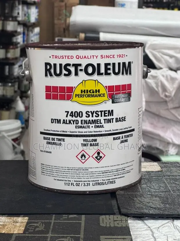 Anti Rust Oil Paint Yellow · Photo 1