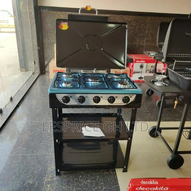 Experience Excellent Performance 5 Burner Gas Shelf Stove @ Cool Price · Photo 1