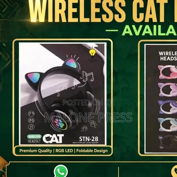 Cat Wireless Headset · Photo 1