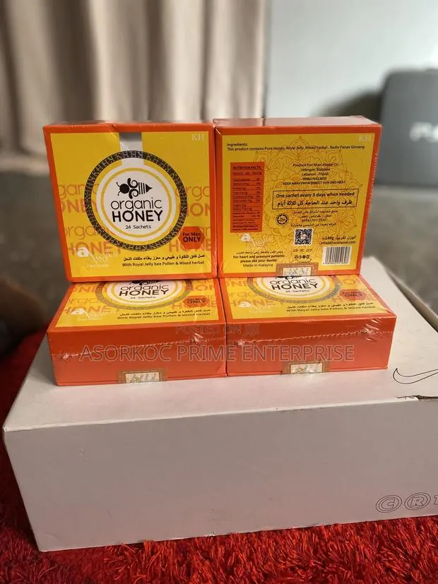 Organic Honey With Royal Jelly Bee Pollen Mixed Herbal.No Side Effect · Photo 1