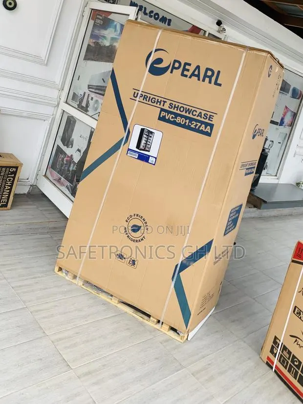 Best Lastest Pearl 690 Liters Double Door (Glass Display) Black · Photo 1