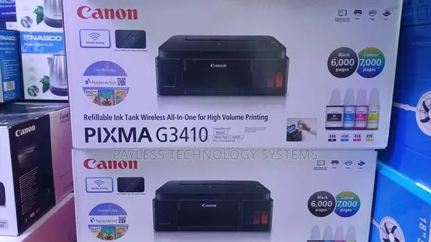 Canon Pixma G3410 All-in-One Multi-Function Color Printer -Print, Copy · Photo 1