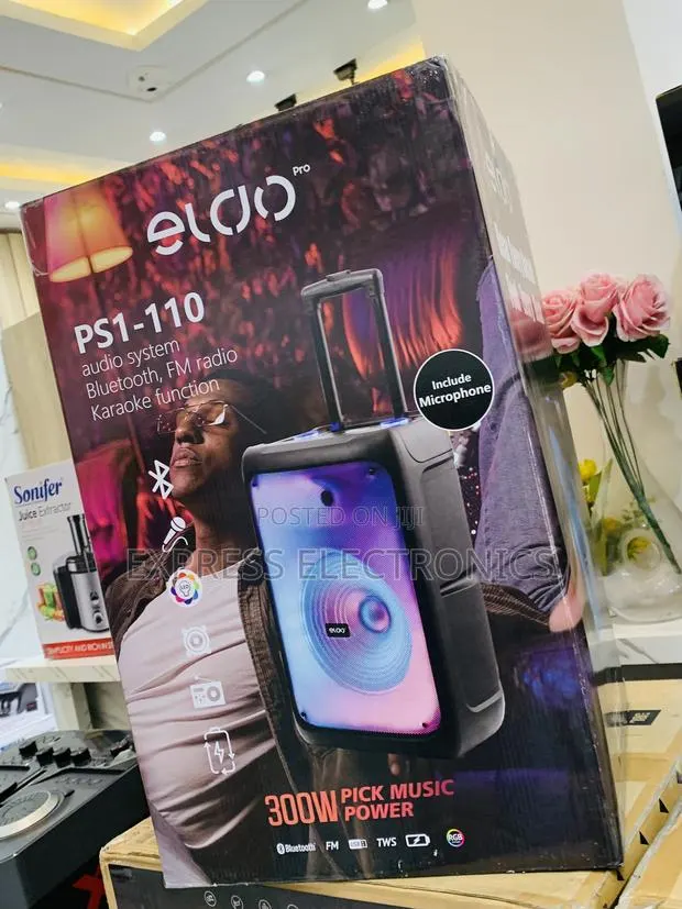 Spectacular Performance Eldo Ps1-110 12" With Mic —Bluetooth Speaker · Photo 1