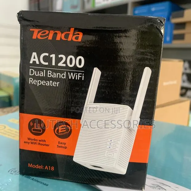 Tenda AC 1200 Dual Band Wi-Fi Repeater A18 · Photo 1