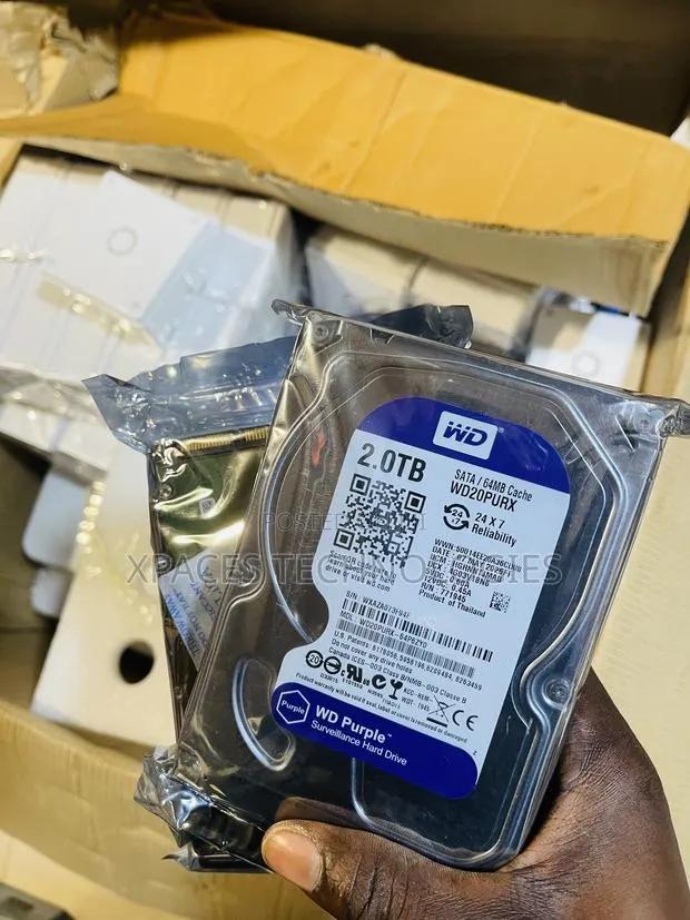 Wd 2tb Surveillance CCTV HDD ( NVR / Dvr) · Photo 1