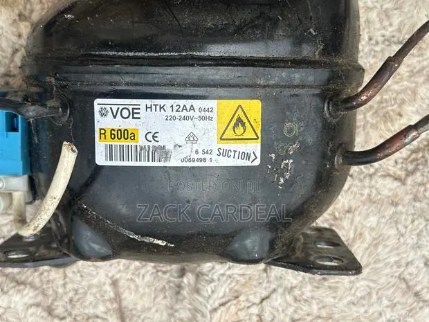 : Uk Used Voe HTK 12aa Refrigerator Compressor (R600a) · Photo 1