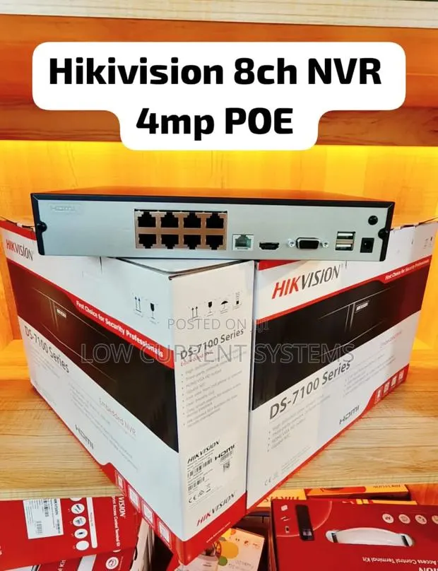 Hikivision 8ch NVR Poe Video Recorder for Ip Cameras · Photo 1