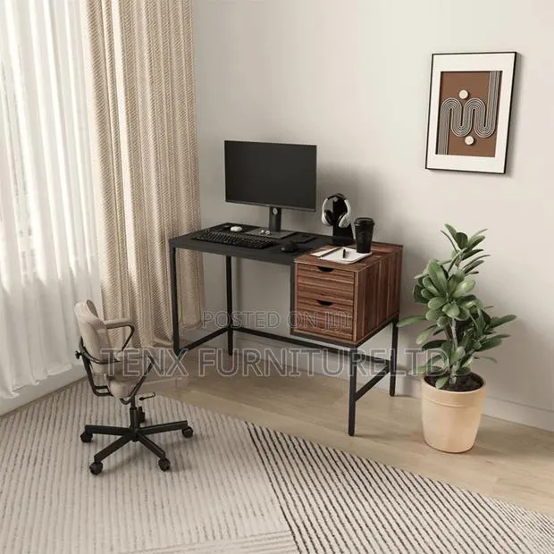 Computer Desk(Dual Colour)With Metal · Photo 1