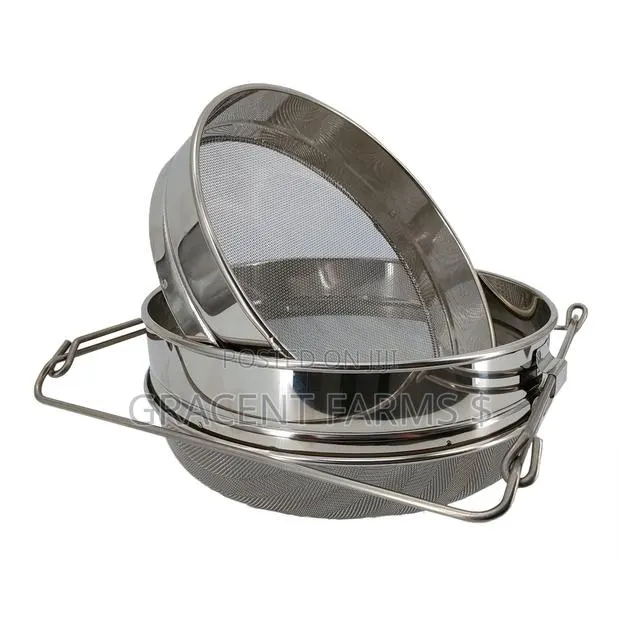 Stainless Steel Double Sieve Honey Strainer · Photo 1